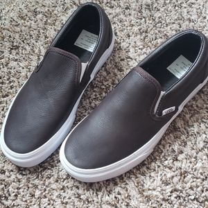 Brown Classic Slip-On Vans